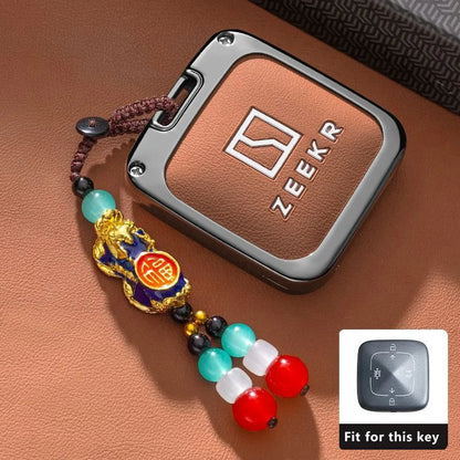 Zeekr 7X Key Fob Case 2024-2026 Remote Cover Protective Keychain