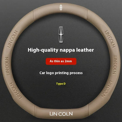 Lincoln Leather Steering Wheel Cover