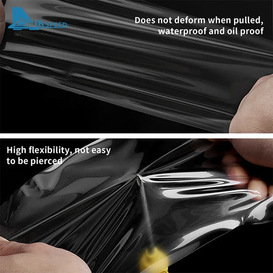 Tesla Model Y Juniper 2025+ Carbon Fiber PPF B-pillar Trunk Film - Triangle