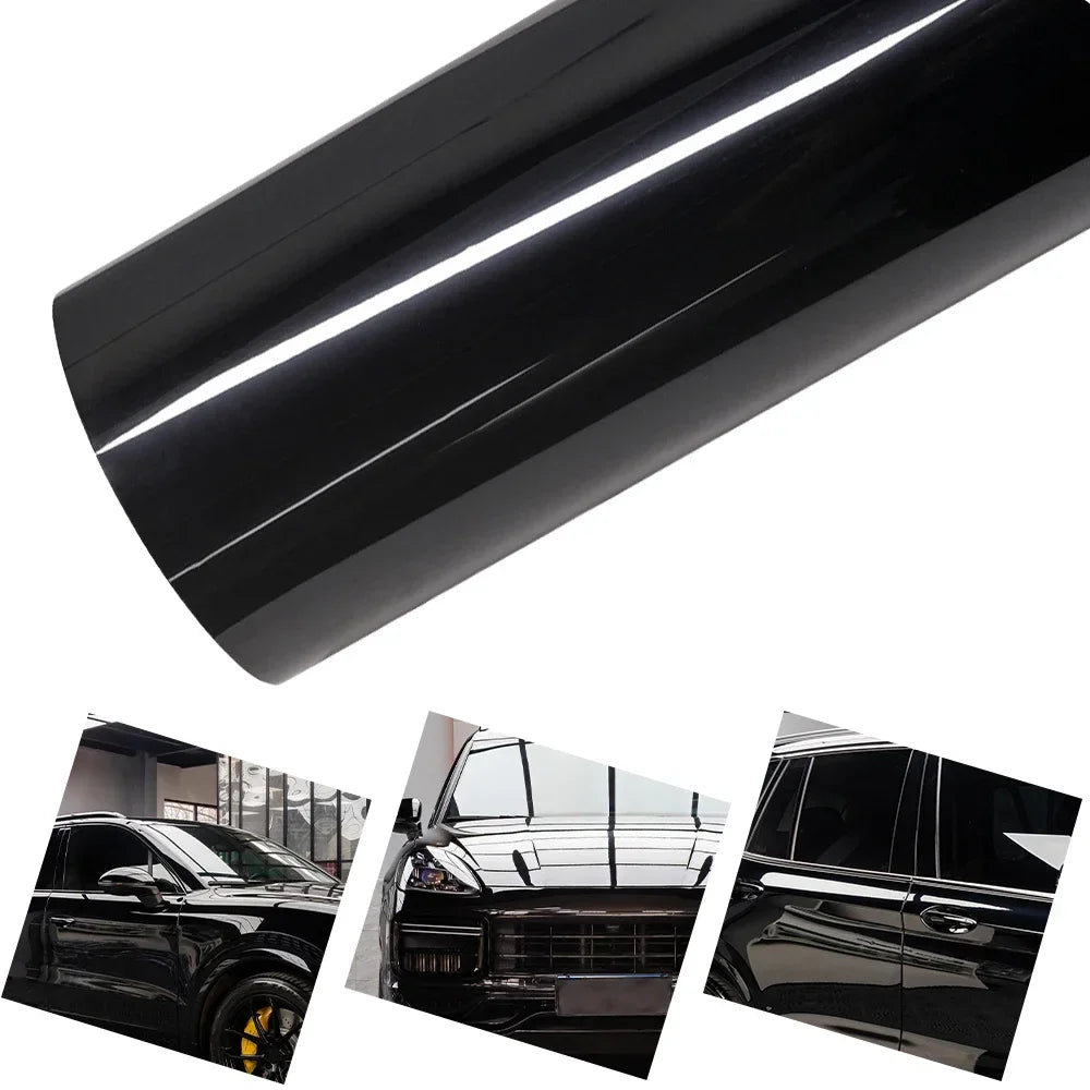Ultra Gloss PET Piano Black Vinyl Wrap Film
