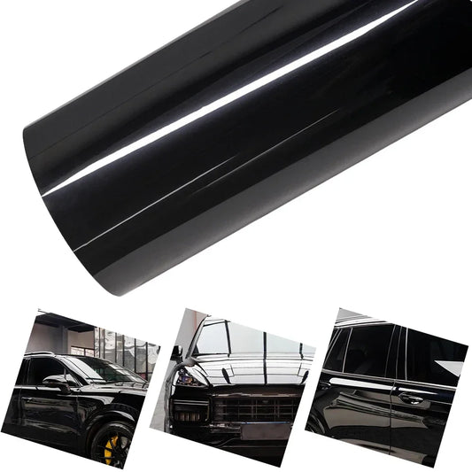 Ultra Gloss PET Piano Black Vinyl Wrap Film