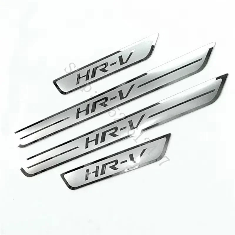 For Honda HRV HR-V Vezel  Stainless Steel Scuff Plate Door Sill Guards Thresholds Cover Trims Car Accessories