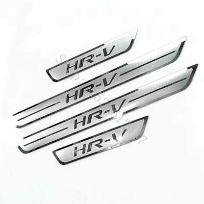 For Honda HRV HR-V Vezel  Stainless Steel Scuff Plate Door Sill Guards Thresholds Cover Trims Car Accessories