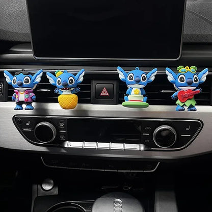 Disney Stitch Car Air Freshener Vent Clip - Anime Figure Ornament - A