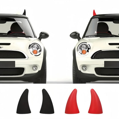 Car Roof Devil Horn Decoration – Self-Adhesive