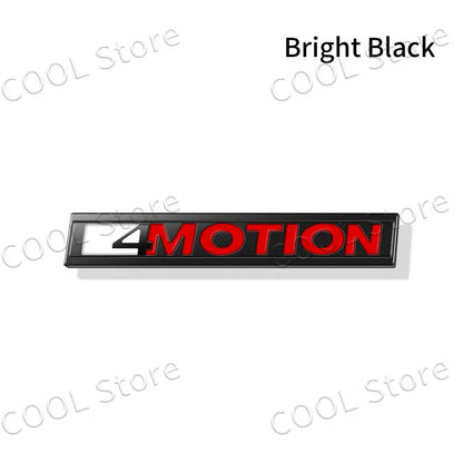 Volkswagen 4motion Metal Badge