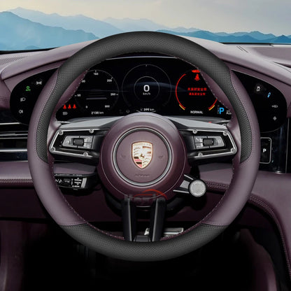 Porsche Leather Steering Wheel Cover 2024-2025 - Raspberry Purple