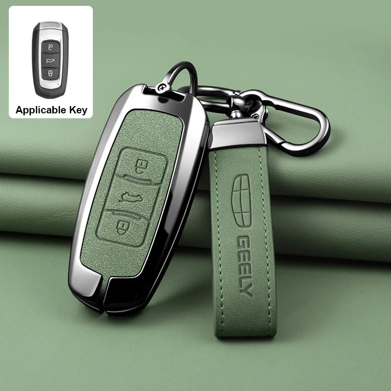 Alloy Remote Key Case for Geely Emgrand 7 EX7 GT GC9 GX3 Atlas GS
