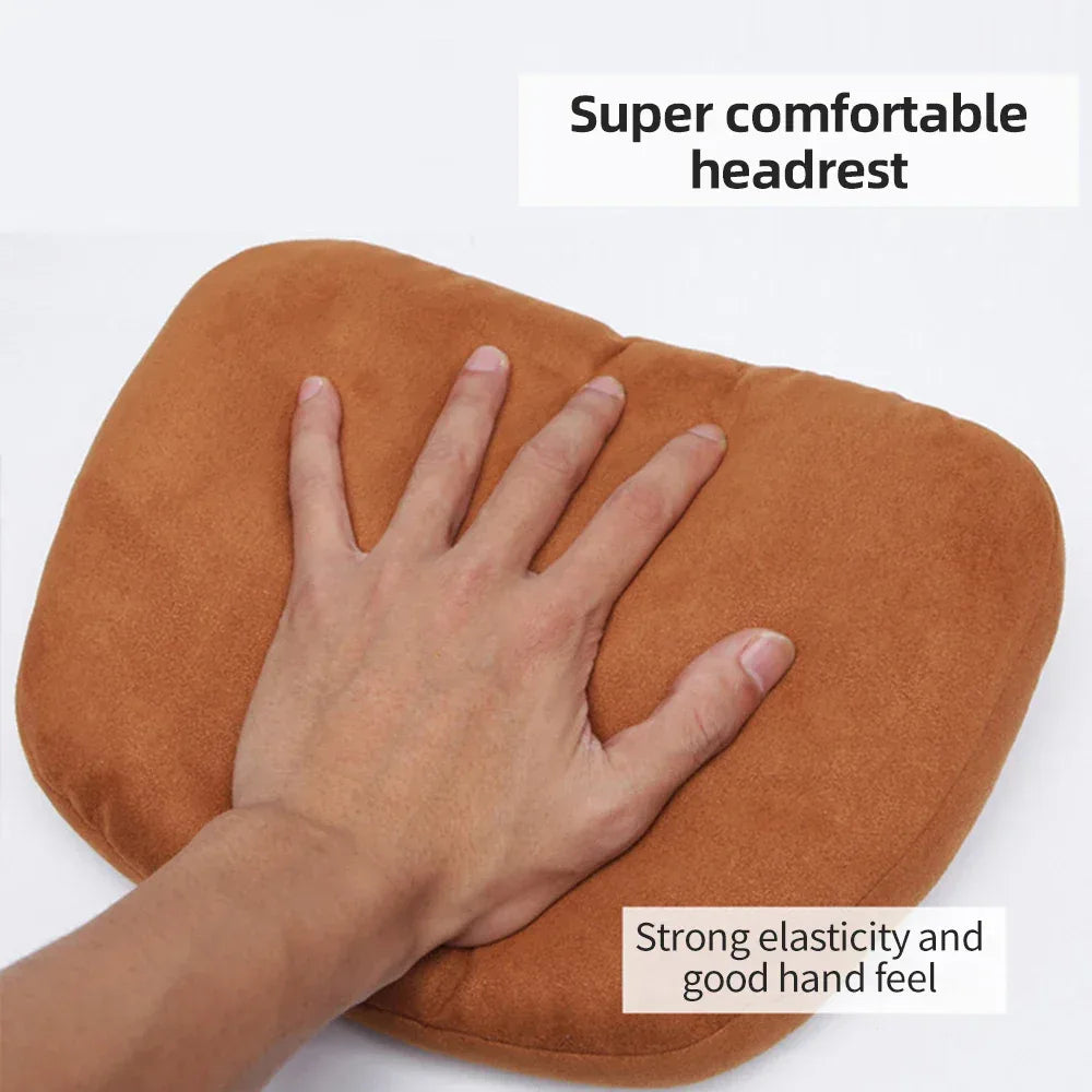 Maybach S-Class Breathable Soft Neck Headrest & Lumbar Support Pillow - Headrest Black