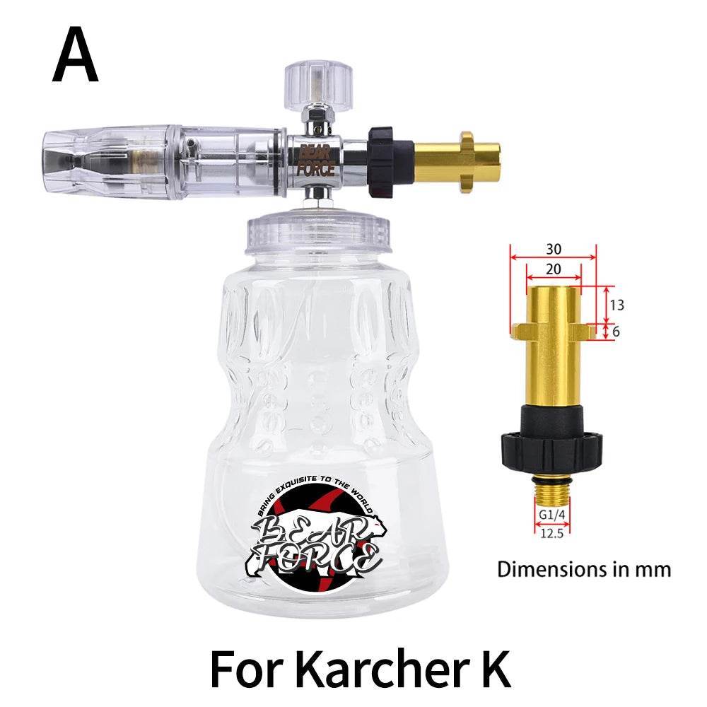 Aluminum Foam Lance Nozzle for Pressure Washers – Heavy-Duty Car Wash Foam Maker for Karcher, Bosch, Michelin, Elitech & More - For Daewoo Bort