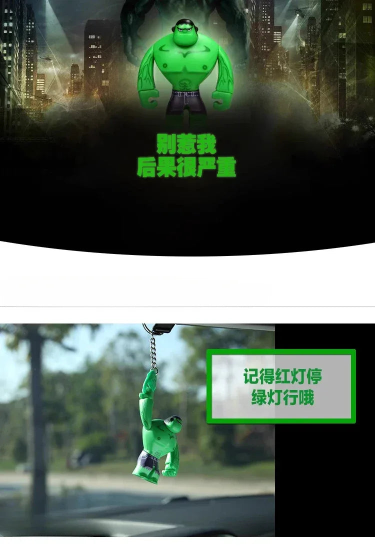 Batman/Superman & Spider-Man Car Rearview Mirror Ornament - superman