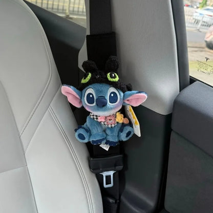 Stitch Car Seat Belt Cover Disney Cartoon Kawaii Plush Pad