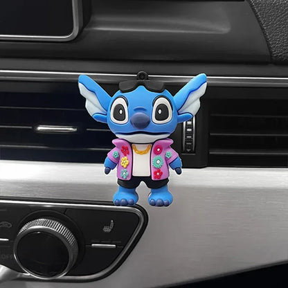 Disney Stitch Car Air Freshener Vent Clip - Anime Figure Ornament - F