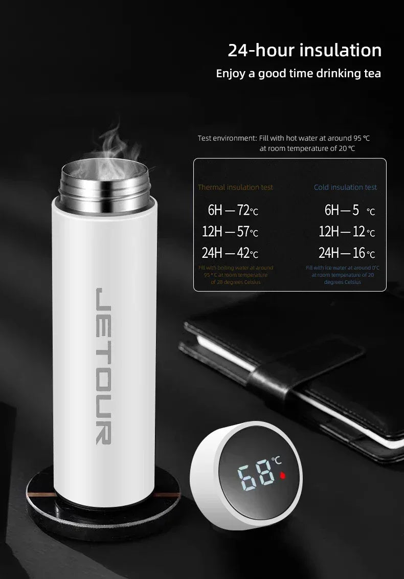 Jetour Smart Thermos Mug 500ML - White
