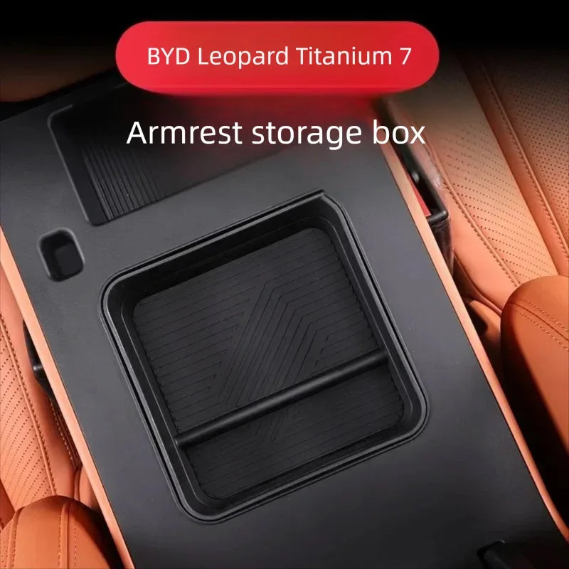 BYD Ti7 Centre Console Armrest Storage Organiser
