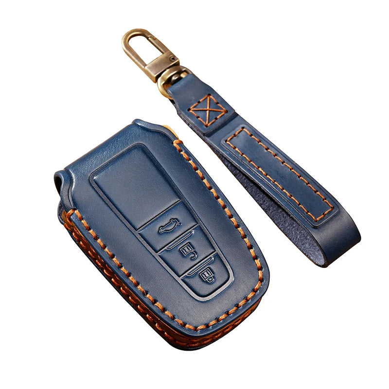 Toyota Leather Car Key Fob Cover – Camry, Corolla, RAV4 & More