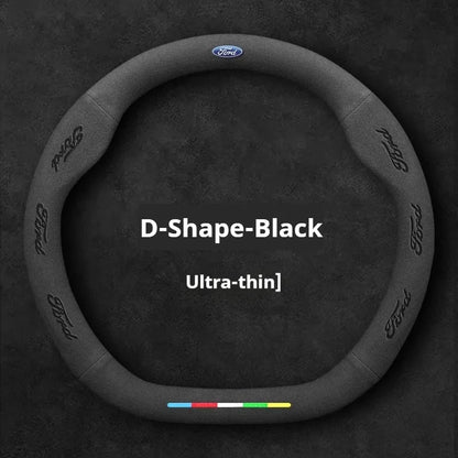 Ford Steering Wheel Cover – Fits Focus, Ranger, F-150, Mondeo, Kuga, Fusion, Fiesta, Puma