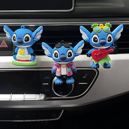 Disney Stitch Car Air Freshener Vent Clip - Anime Figure Ornament - A