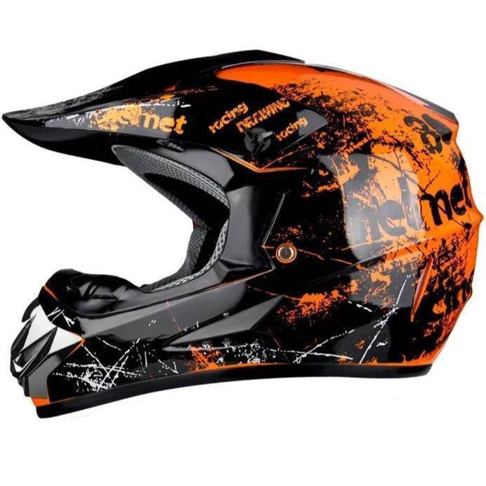 Professional Off-Road Motorcycle Helmet – DOT Certified MX/DH Racing Helmet - YH / S