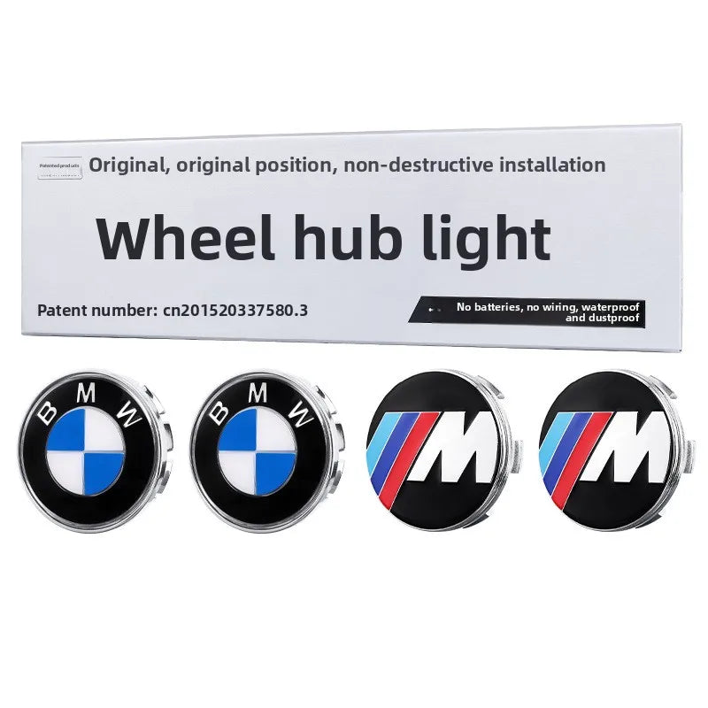 BMW Magnetic Levitation LED Wheel Hub Lights