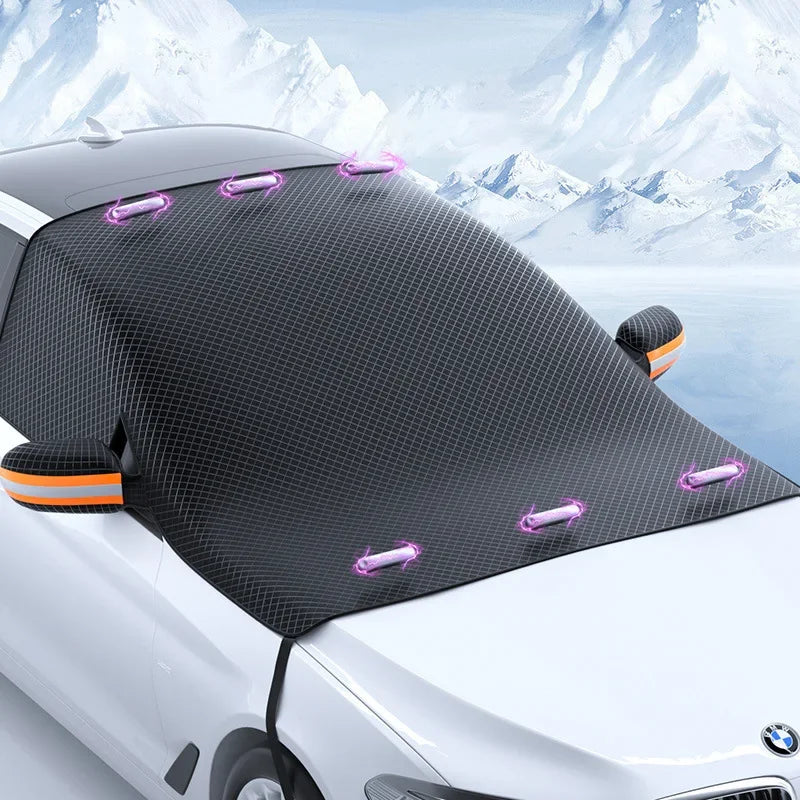 Magnetic Windshield Cover – Snowproof, Sun Protection & Anti-Freezing