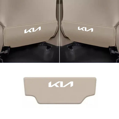 KIA Car Seat Back Protector Anti-Kick Mat - Beige