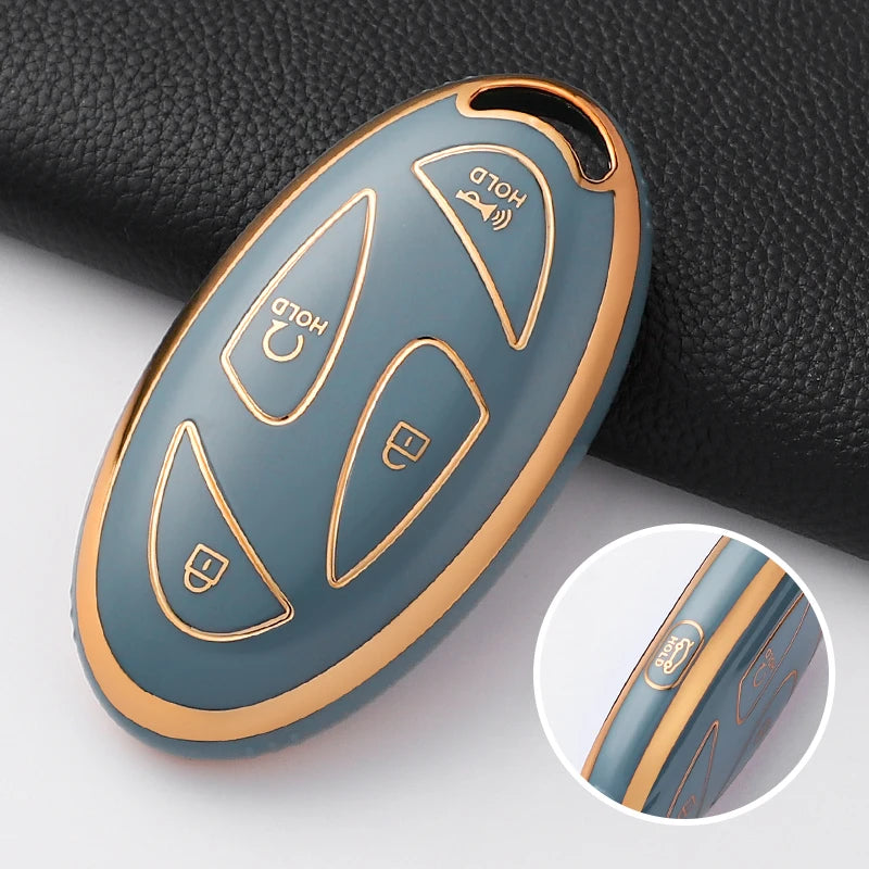 Soft TPU Key Case Cover Shell Hyundai Ionic 6 Grandeur GN7 Kona EV