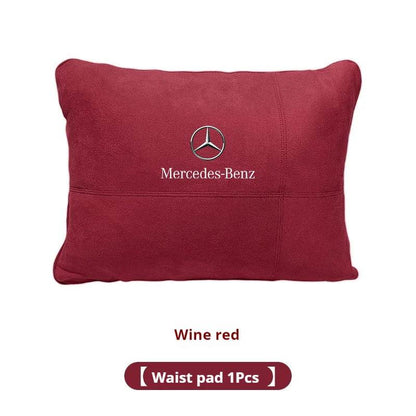 Mercedes-Benz Neck Pillow & Lumbar Support Cushion | For A B C E S V R-Class, CLA, GLA, GLB, GLC, GLE, SLK, A45, C43 - 