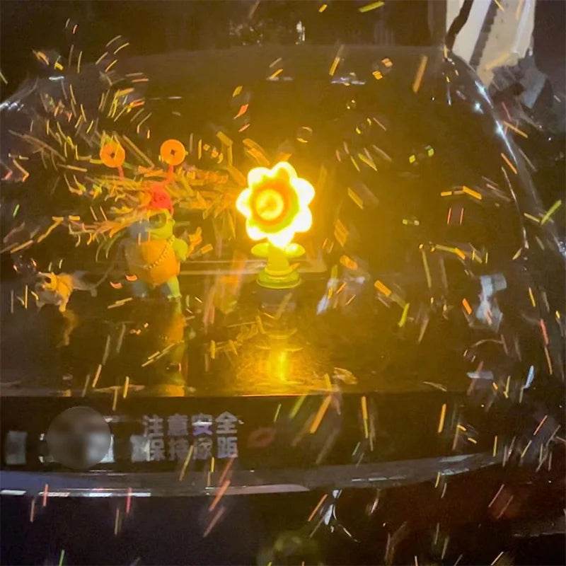 Sunflower Car Bubble Machine – Remote Controlled with Lights - 