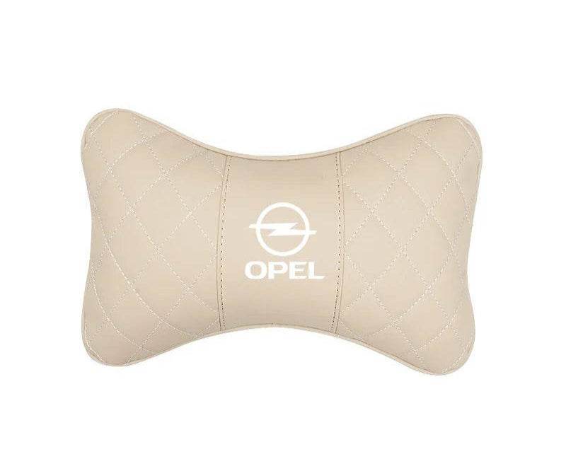 Neck Pillow and Lumbar Support Cushion For Opel - Headrest-beige