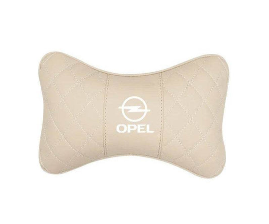 Neck Pillow and Lumbar Support Cushion For Opel - Headrest-beige