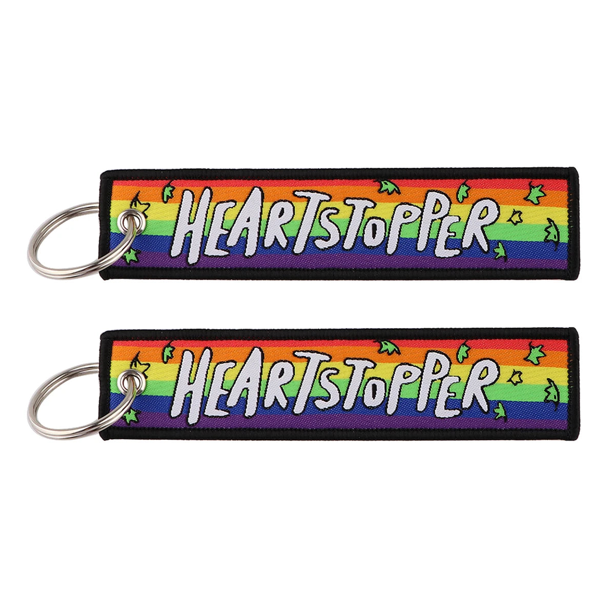 Embroidered Keys Tag Keychain - Personalized Key Identifier Fob