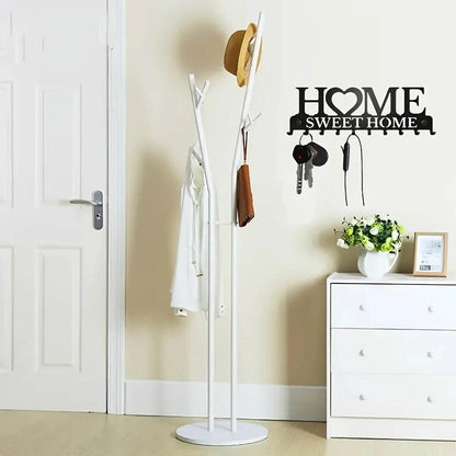 Wall Mount Metal Key Holder – Vintage Key Hanger Rack - 