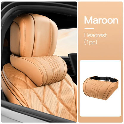 Universal Adjustable Car Headrest & Lumbar Pillow
