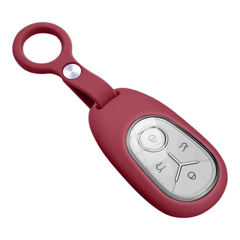 Geely EX2 Proton e.MAS 5 liquid silicone key cover - brown finish