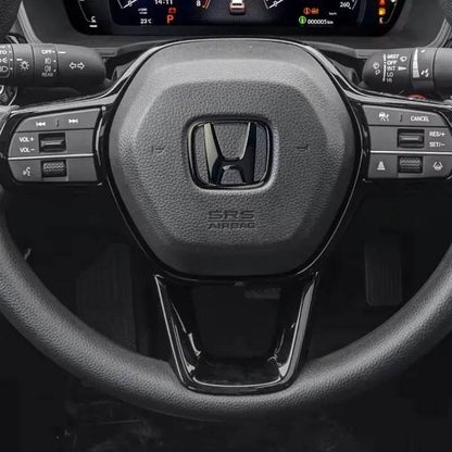 Honda 3D ABS Steering Wheel Emblem Sticker – Civic, HR-V, XR-V, UR-V, Freed, Stepwgn - Black