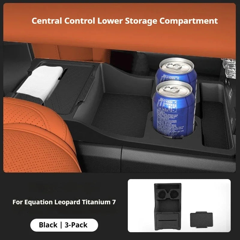 BYD Ti7 Lower Centre Console Silicone Storage Box