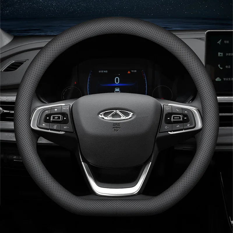 Ultra-Thin Leather Universal Steering Wheel Cover