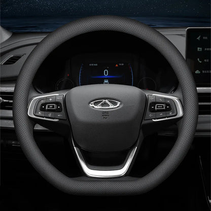 Ultra-Thin Leather Universal Steering Wheel Cover
