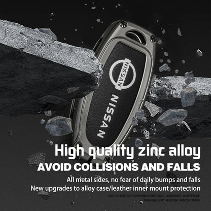 Zinc Alloy Folding Car Key Shell Nissan Maxima Altima Versa Sentra
