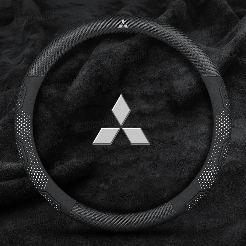 Mitsubishi Steering Wheel Cover – Outlander, ASX, Lancer, Pajero, Triton, L200, Colt, Galant, Delica, Eclipse, Ralliart
