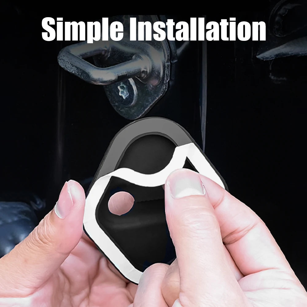 Tesla Door Lock Cover Set – 4PCS Silicone Protective Stickers