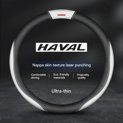 Haval Suede Leather Steering Wheel Cover Anti-Slip Grip