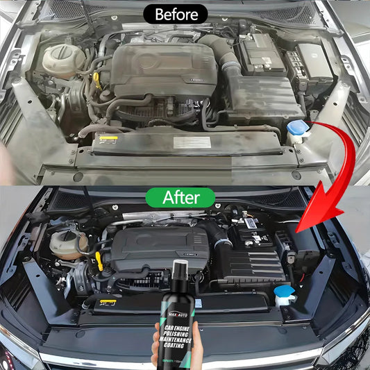 Car Engine Bay Cleaner & Restorer – Back to Black Gloss Polish