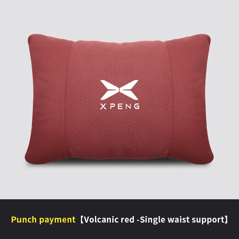 XPeng Neck Pillow and Lumbar Cushion - Red Waist pad