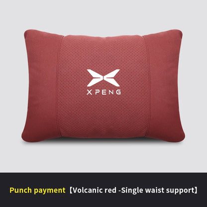 XPeng Neck Pillow and Lumbar Cushion - Red Waist pad