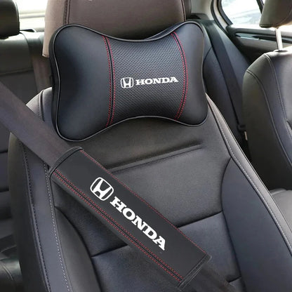 Honda Neck Pillow and Seat Belt Pad Set
