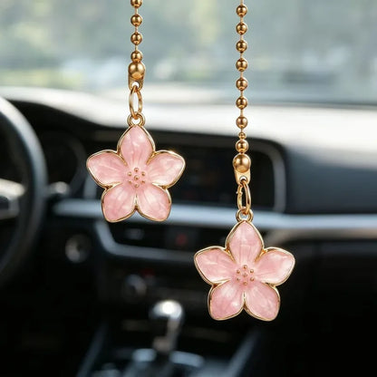 Sakura Flower Car Mirror Pendant