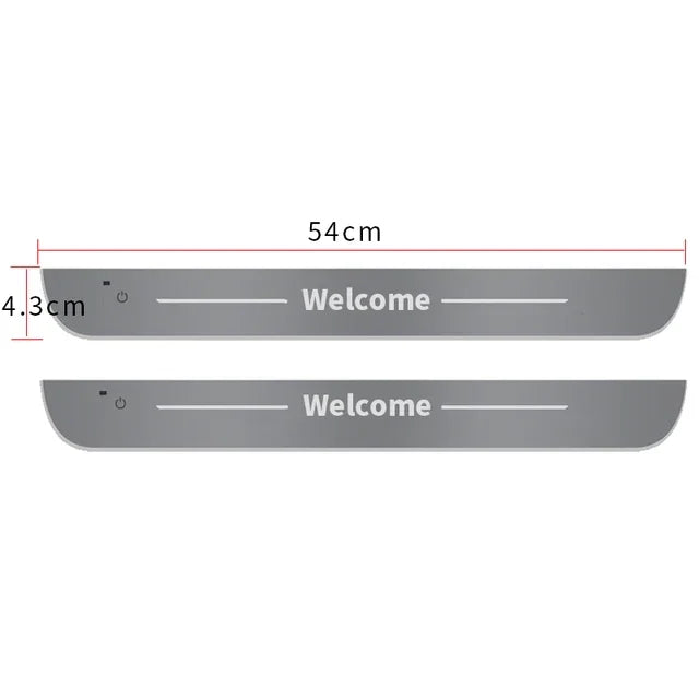 LED Door Sill Light Logo Projector Lamp with USB Power