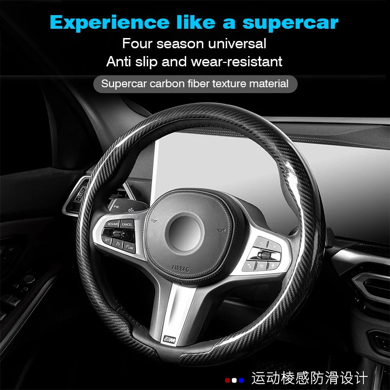 Dodge and RAM Carbon Fibre Suede Steering Wheel Cover